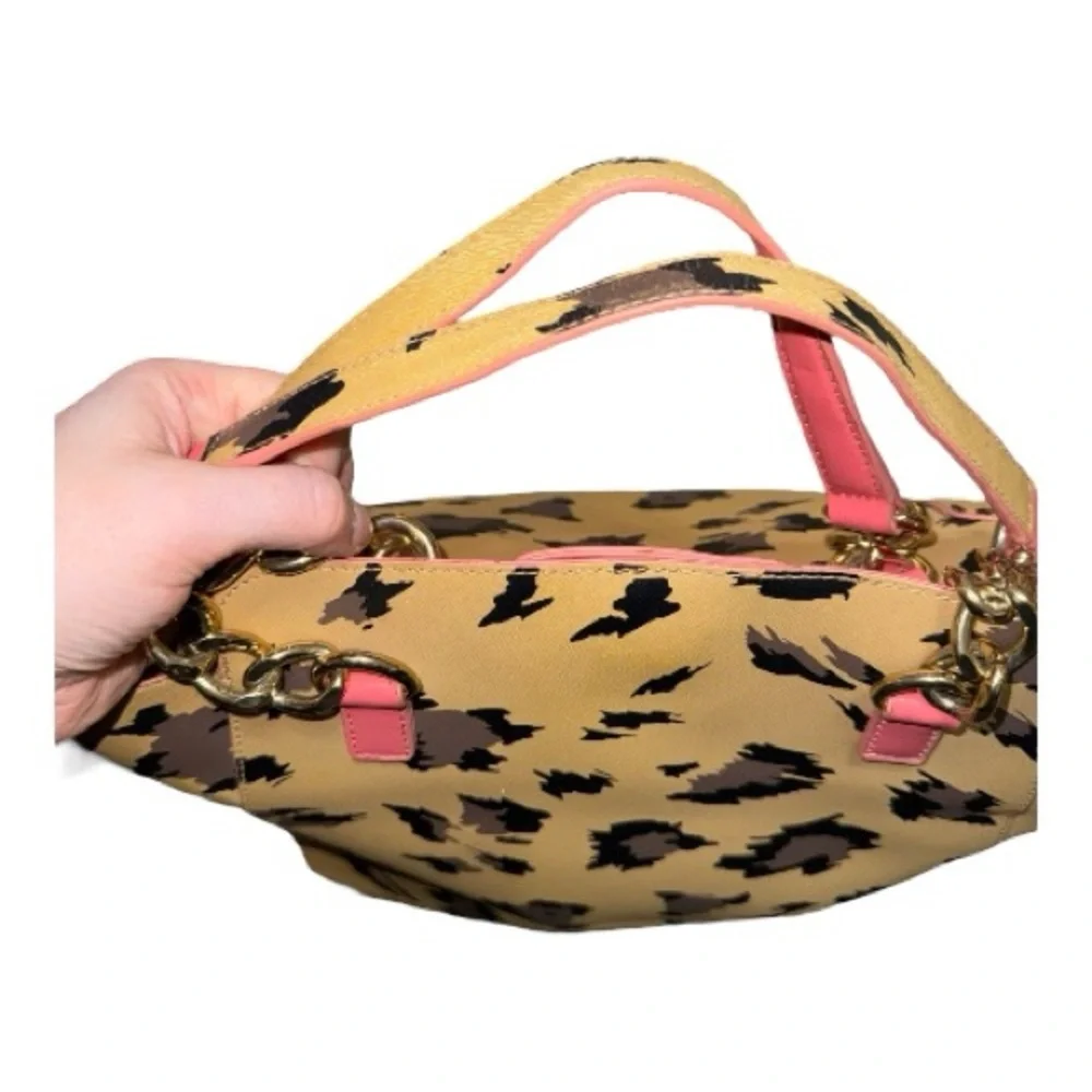 Juicy Couture Animal Print Tote with Pink and Gold Details *CALLOUTS*